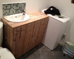 creation de placard sous lavabo